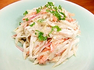 みょうが入りごぼうサラダ